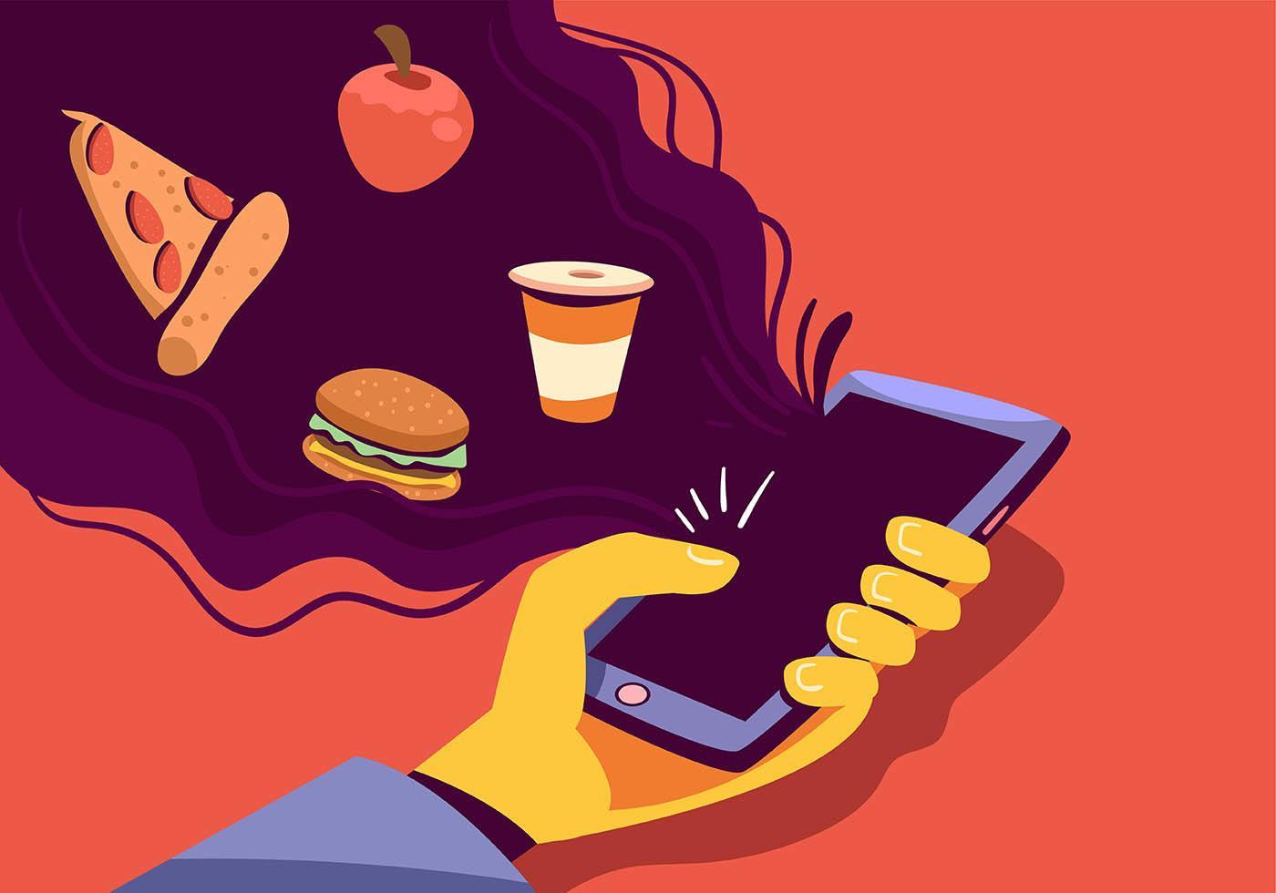 Online Food Order 273943 Vector Art At Vecteezy
