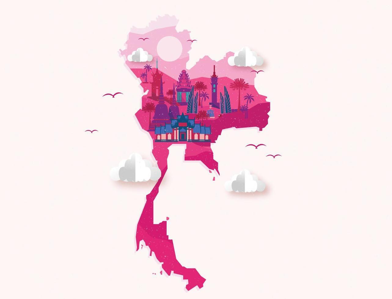 Bangkok Map Vector