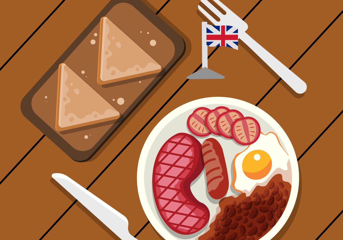 London Food Top View Vector Illustration 274061 Vector Art at Vecteezy London Food Top View Vector Illustration 274061 Vector Art at Vecteezy