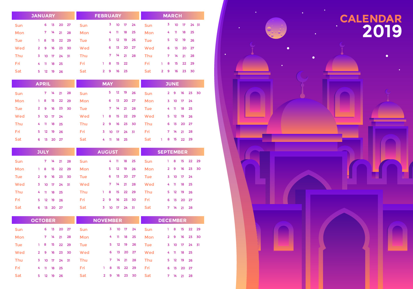 Kalendar islam 2020