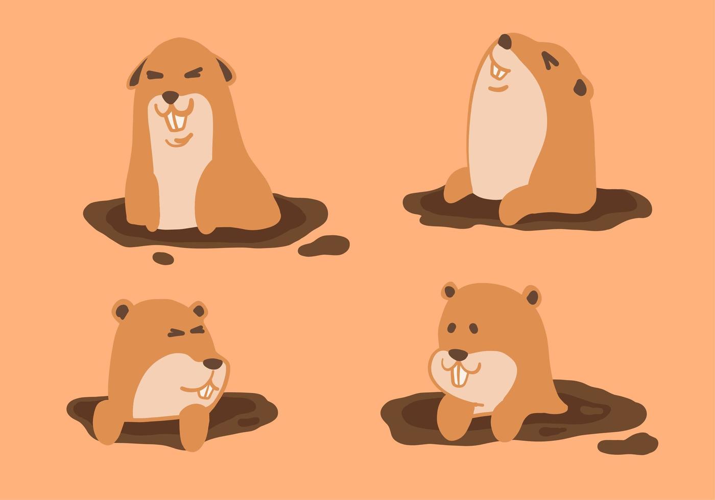 ground hog day vector