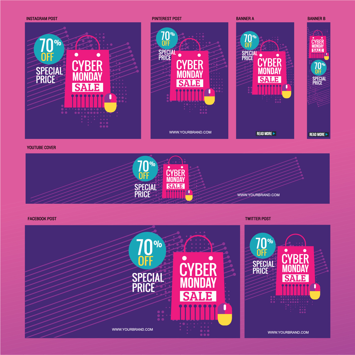 Cyber sale. Cyber sale
