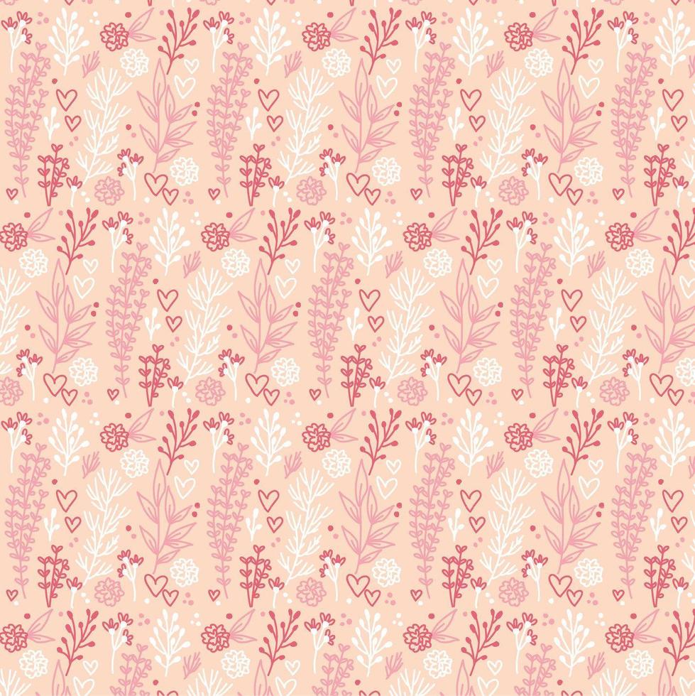 Vector Floral Seamless Pattern