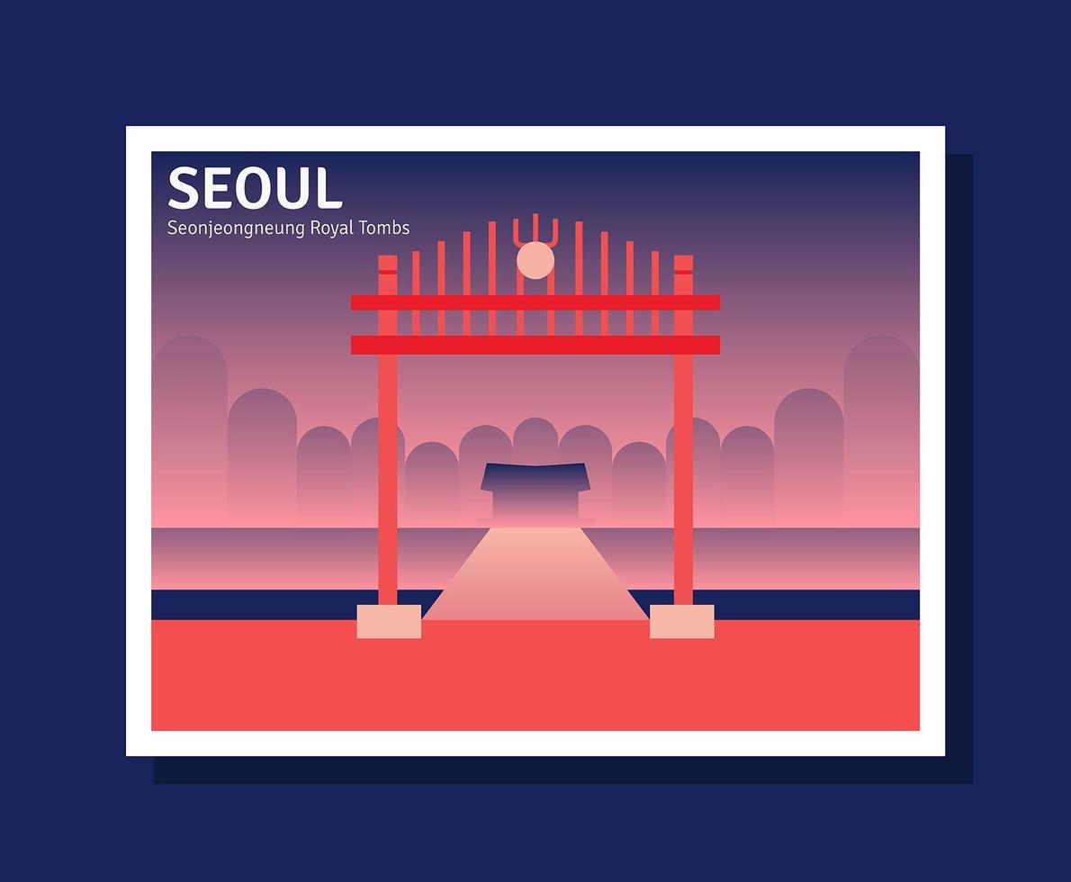 Seoul Illustration vector