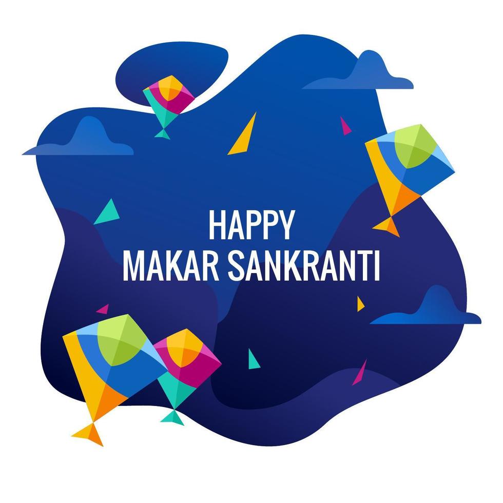 Happy Makar Sankranti vector