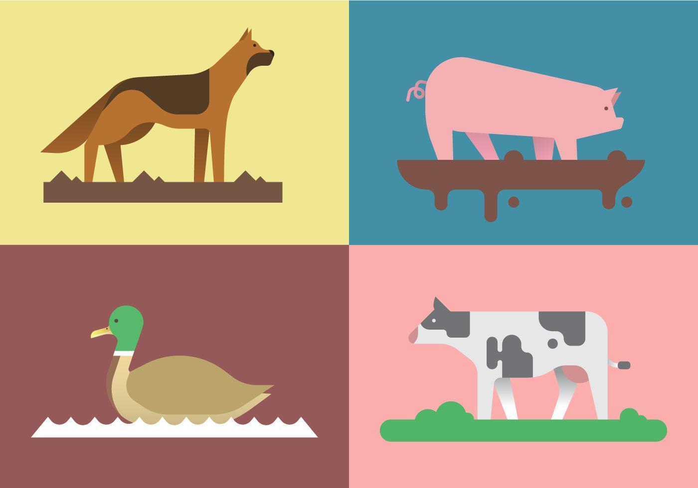 Simple Geometric Animal 274147 Vector Art at Vecteezy Simple Geometric Animal 274147 Vector Art at Vecteezy