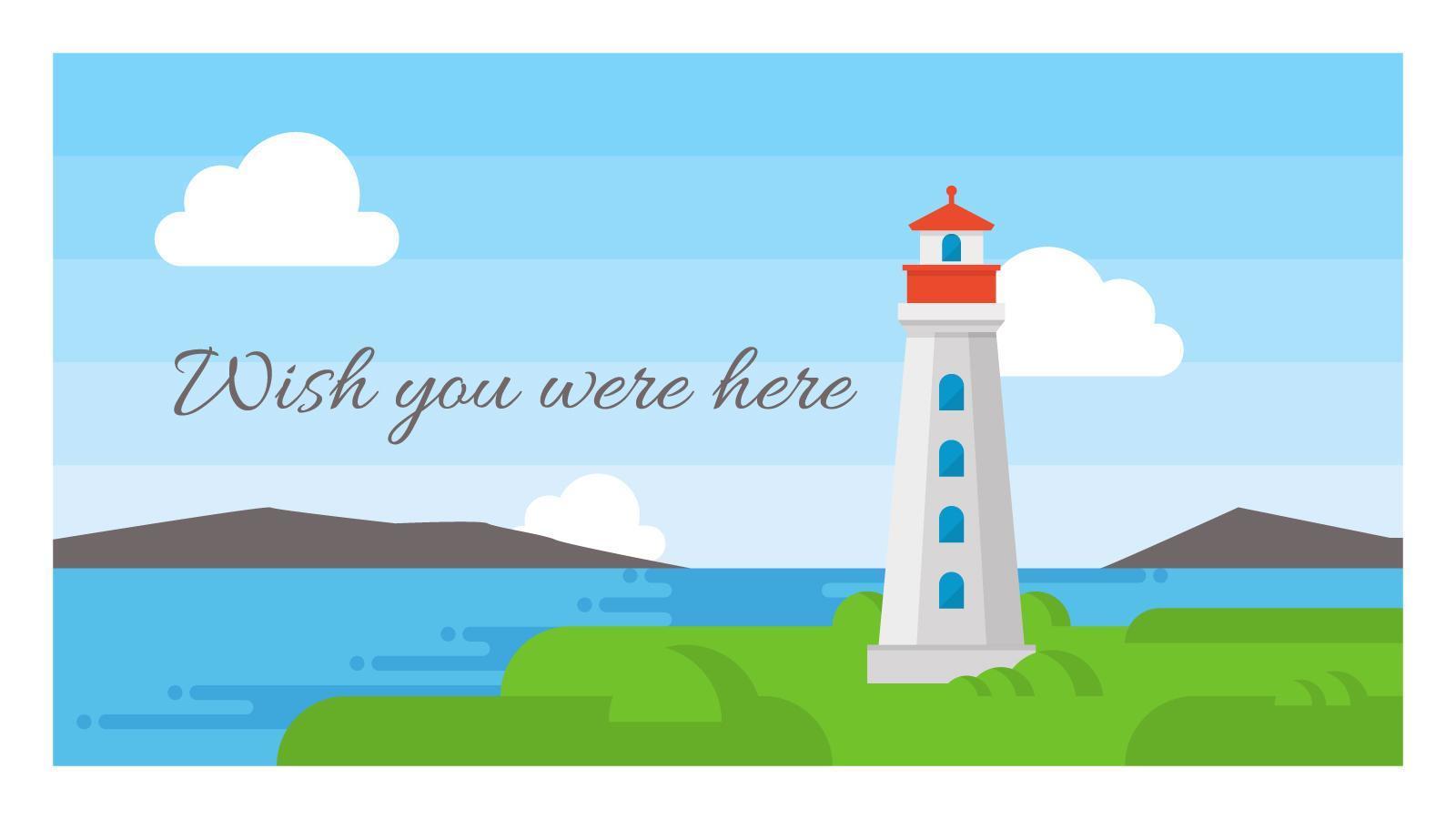 Awesome Wish You Were Here Vectors