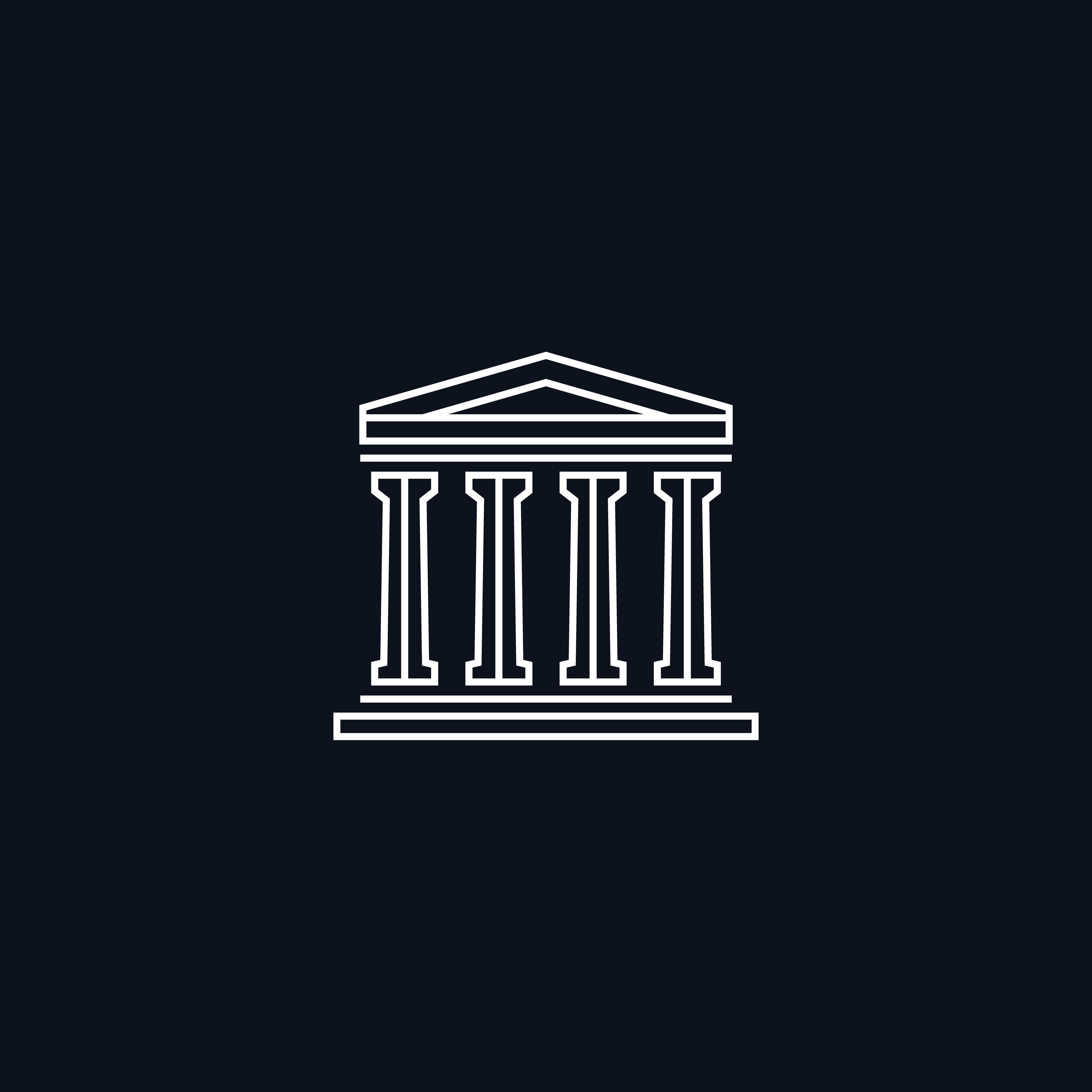 Line Symbol, Ancient greek building, vector design element 274246