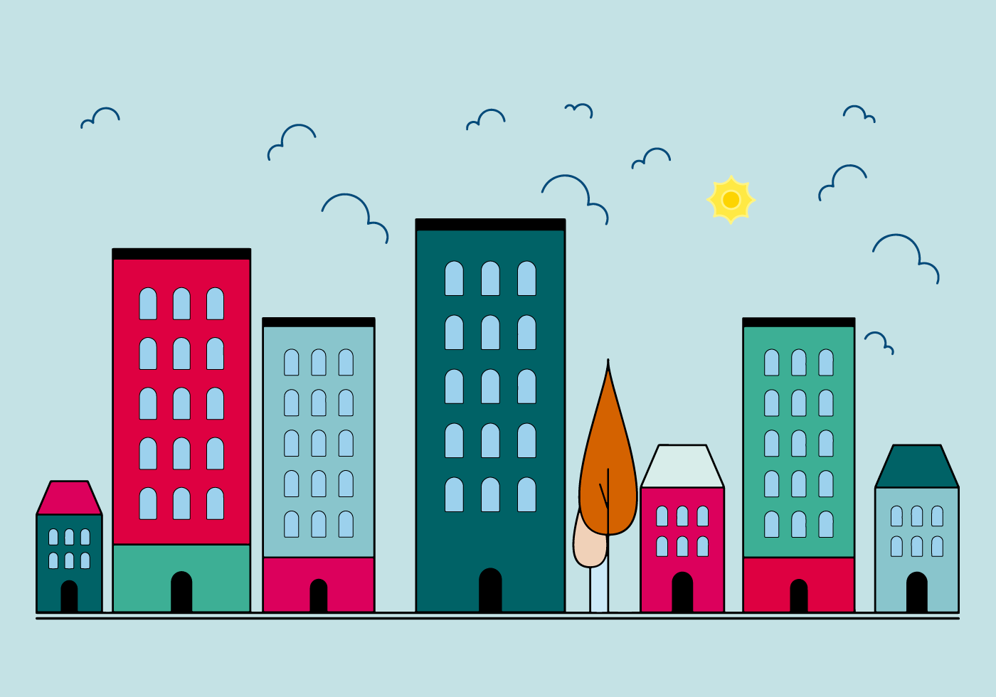 Free Buildings Vector