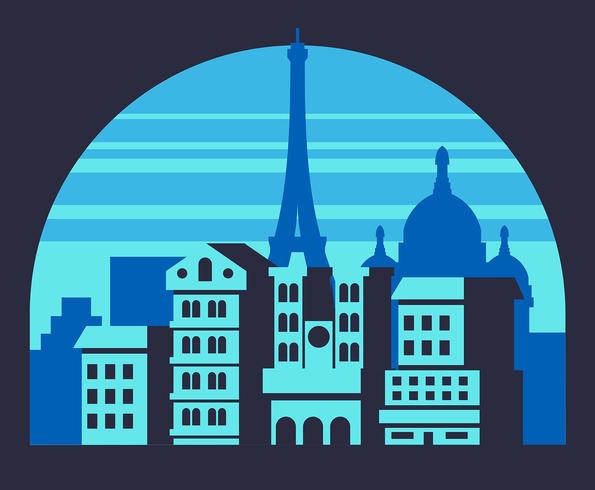 Paris Illustration 274403 Vector Art at Vecteezy