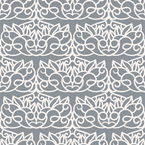 Vector Seamless Pattern. Laser Cut Template