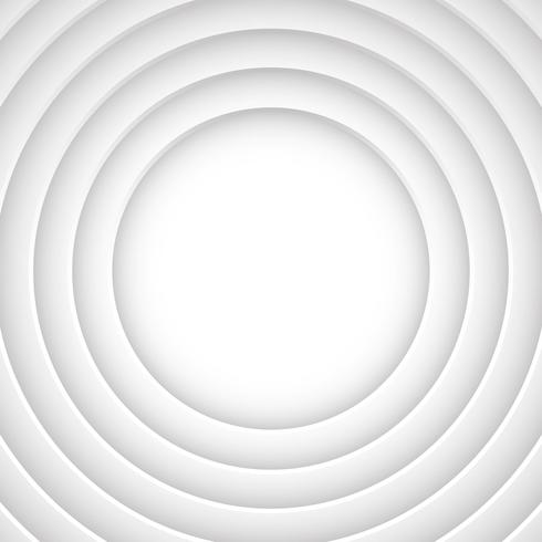 Circular Hole Illusion White  Background Vector