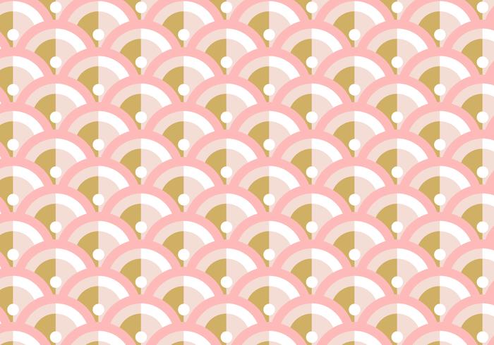 Art Deco Rose Gold Background Pattern