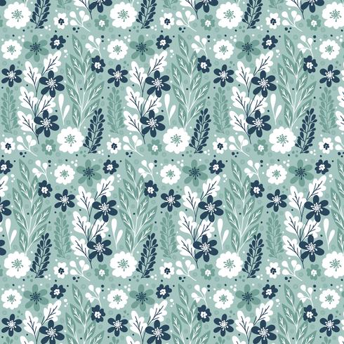 Vector Floral Seamless Pattern