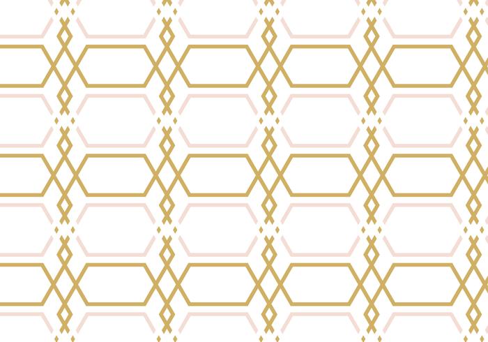 Geometric Rose Gold Pattern Background vector