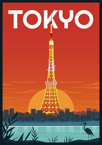 Tokyo Landmark vector