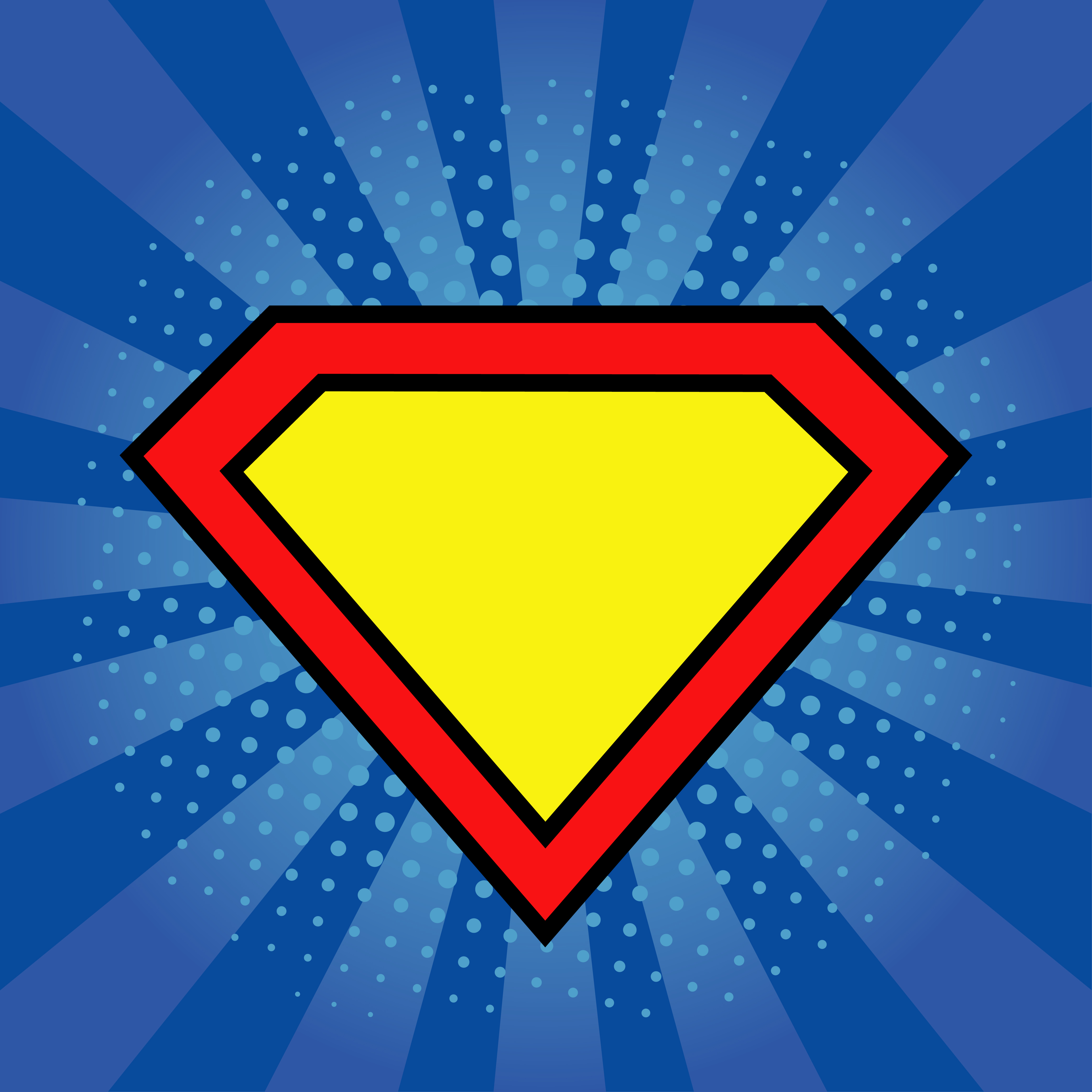 Superhero Logo Template