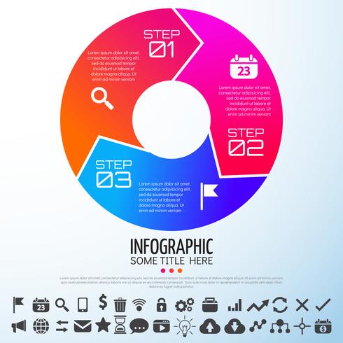 infografía plantilla de diseño vector