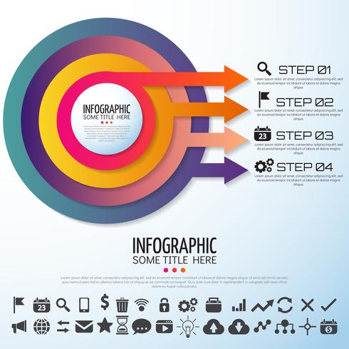 infografía plantilla de diseño vector