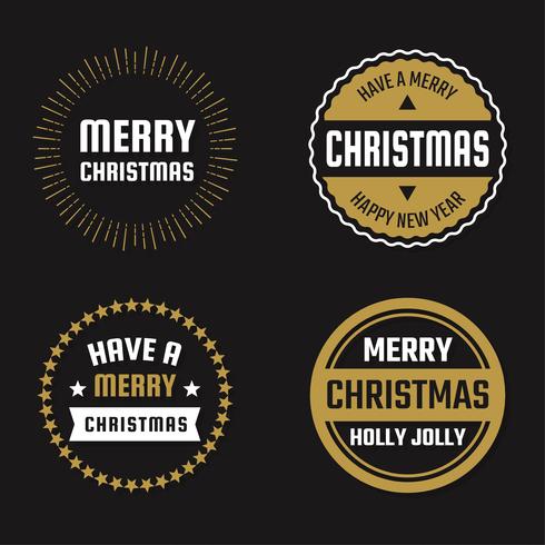 Christmas Vector Logo for banner