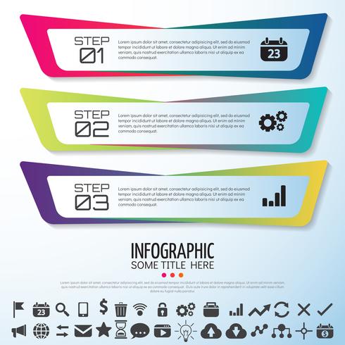 infografía plantilla de diseño vector