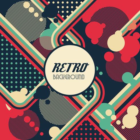 Old retro Vintage style background Design Template vector