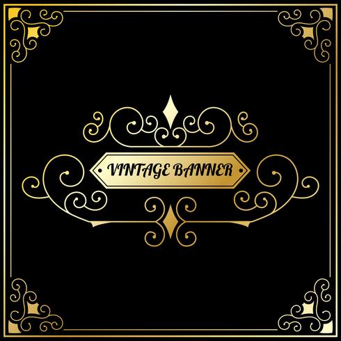 Vintage flyer background Design Template vector