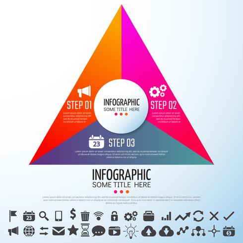 infografía plantilla de diseño vector