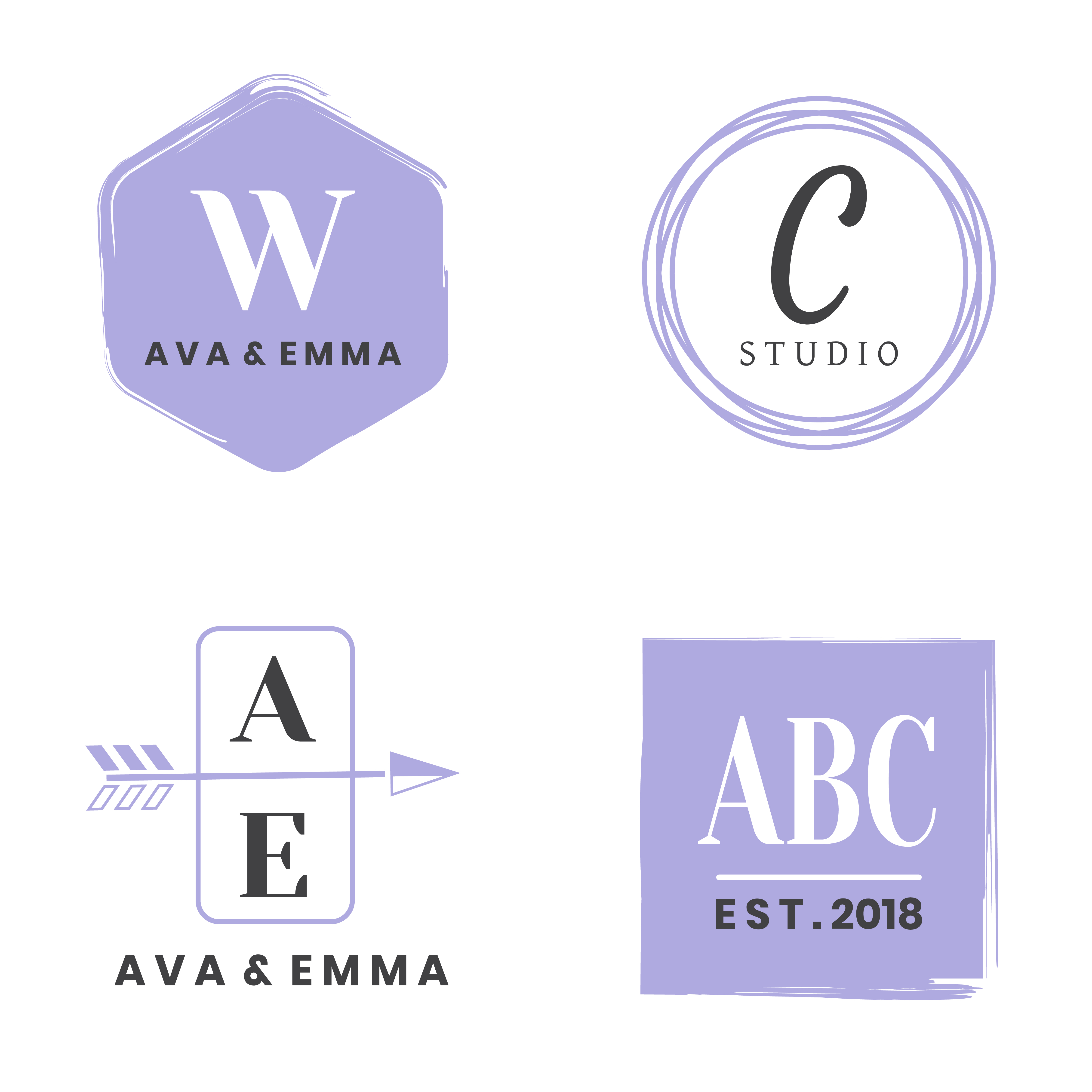 Download Feminine Vintage Retro Vector Logo 274813 - Download Free Vectors, Clipart Graphics & Vector Art