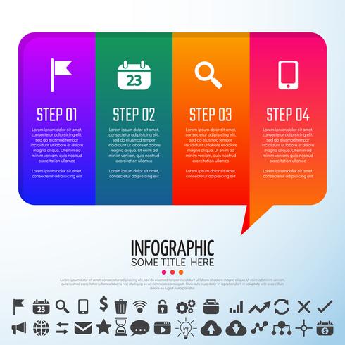 infografía plantilla de diseño vector