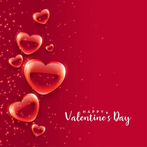 red bubble hearts floating valentines day background - Download Free Vector Art, Stock Graphics & Images