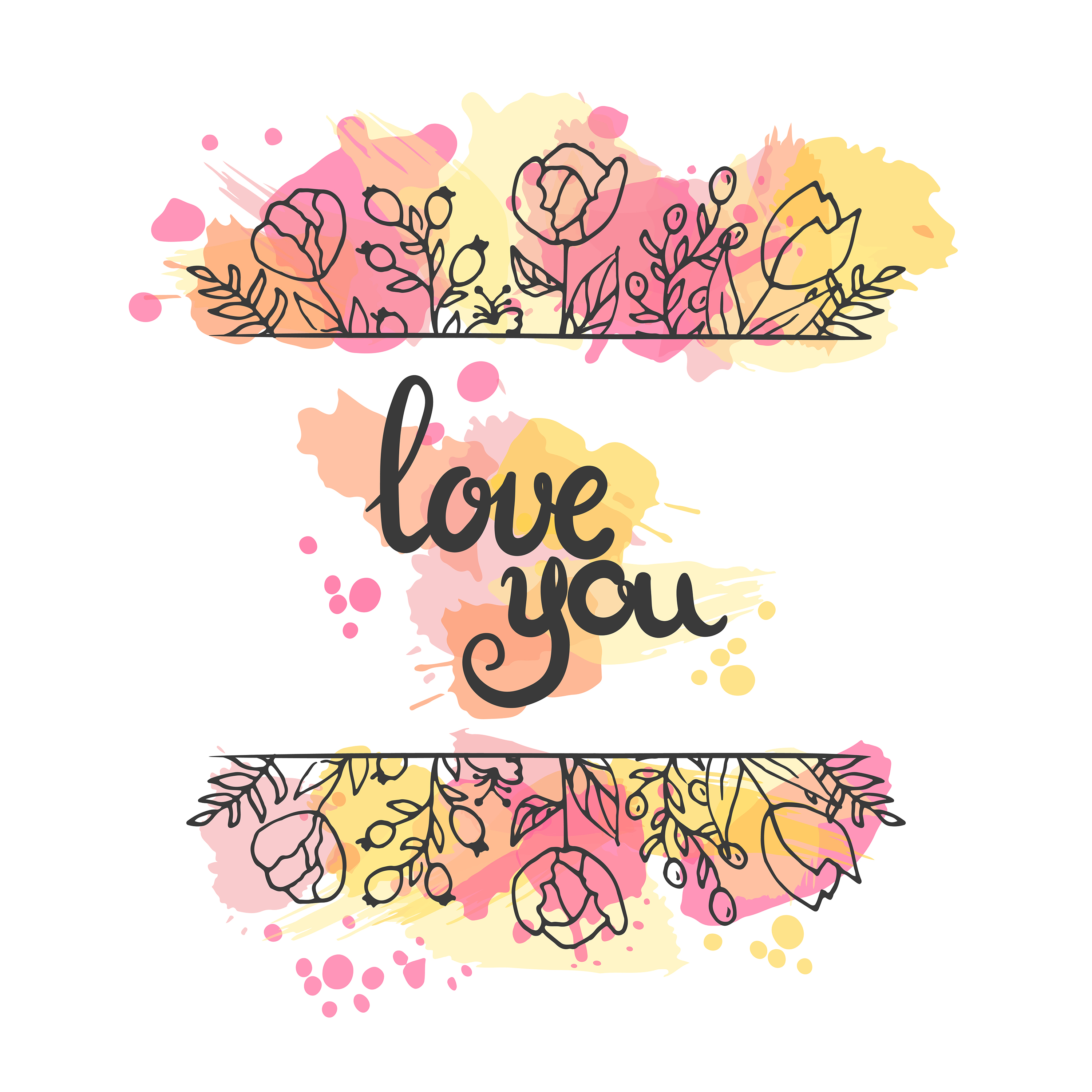 thank you card hand drawn lettering design 275041