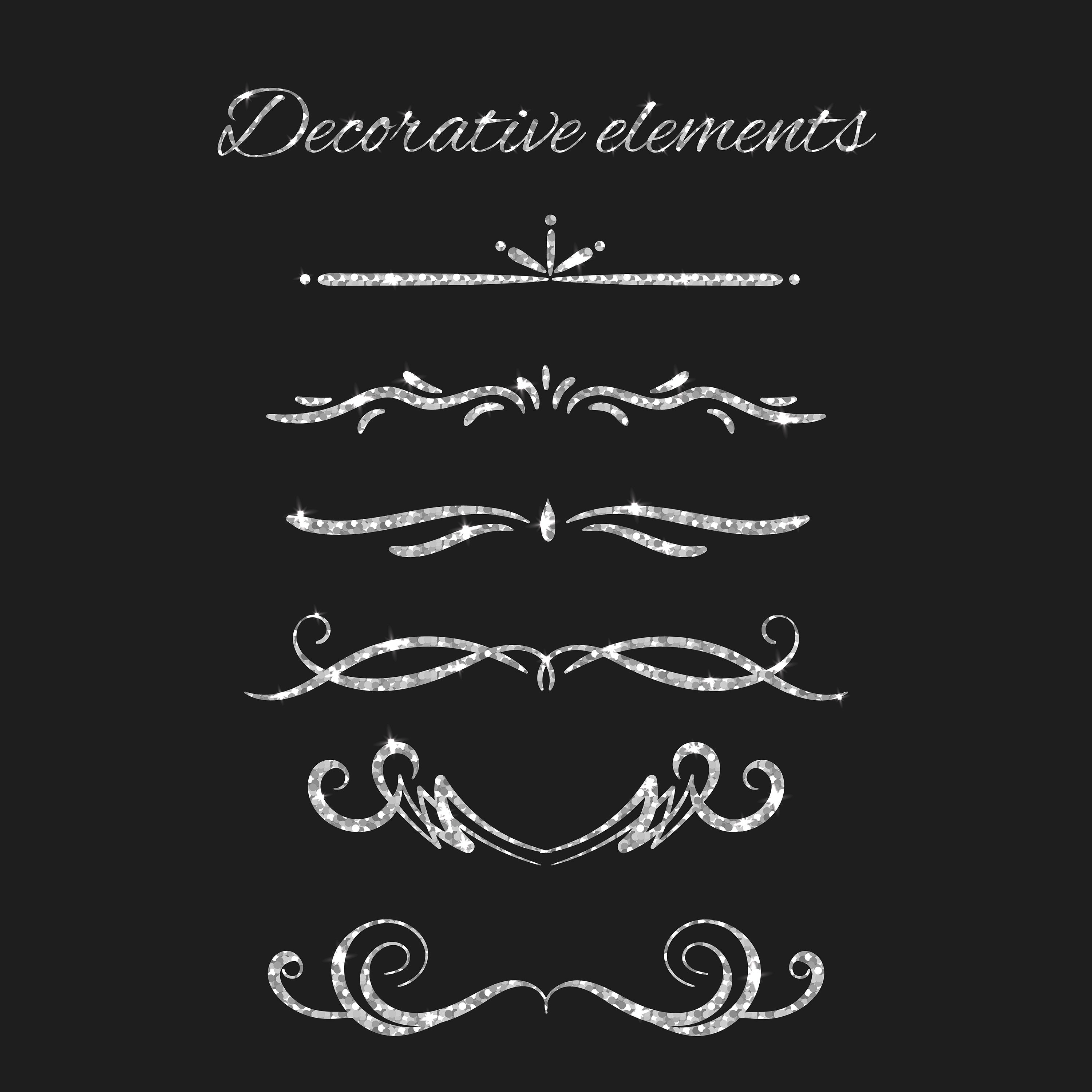 Ornamental decorative elements set 275046 Vector Art at Vecteezy