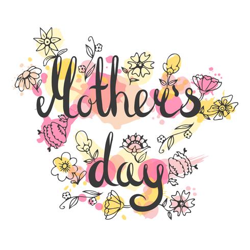 Mothers day lettering card - Download Free Vector Art, Stock Graphics & Images