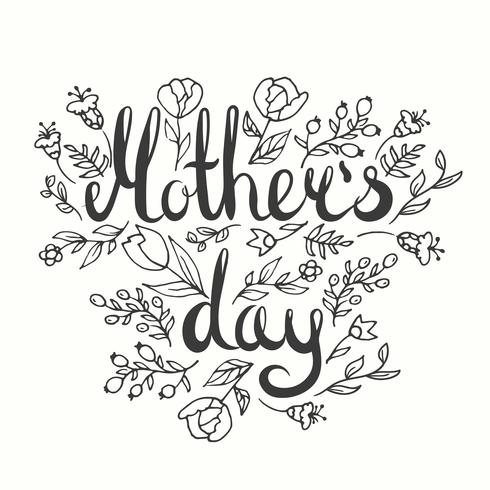 Mothers day lettering card - Download Free Vector Art, Stock Graphics & Images