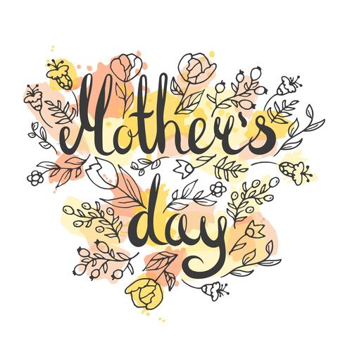 Mothers day lettering card - Download Free Vector Art, Stock Graphics & Images