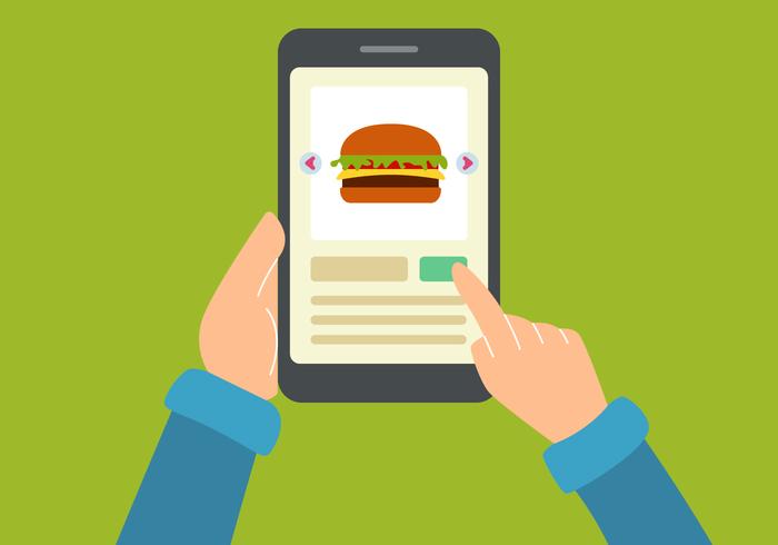 Awesome Online Food Order Vectors