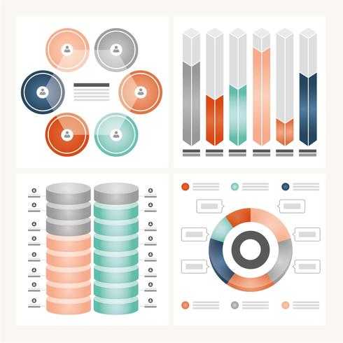 Vector ilustración infografía