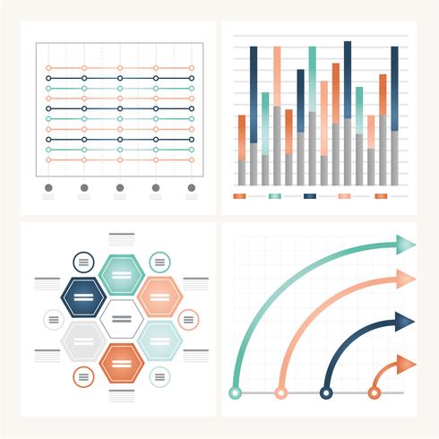 Vector ilustración infografía