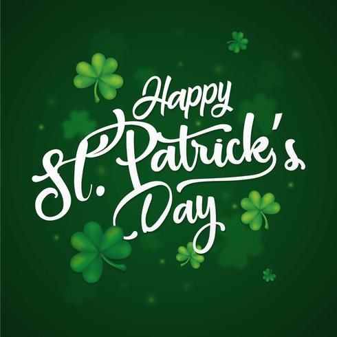 Felices saludos del día de San Patricio vector