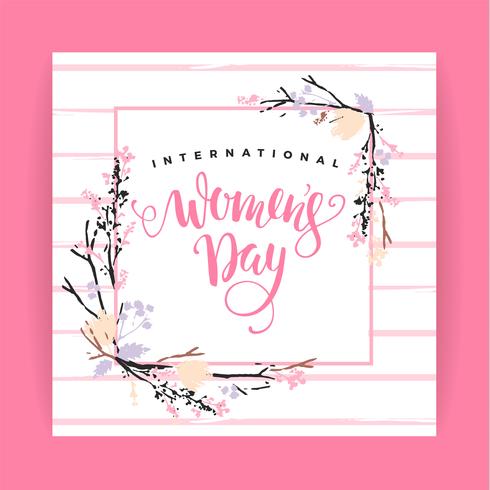 International Women s Day. Vector template