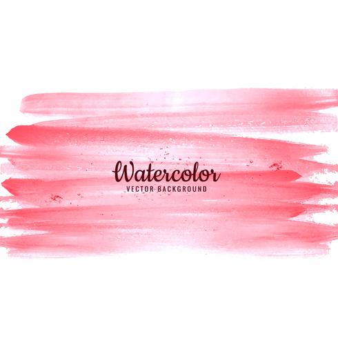 Abstract hand draw colorful watercolor strokes  vector