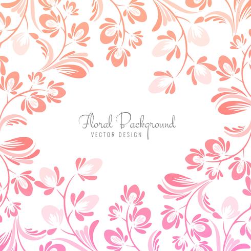 Abstract colorful decorative floral background vector