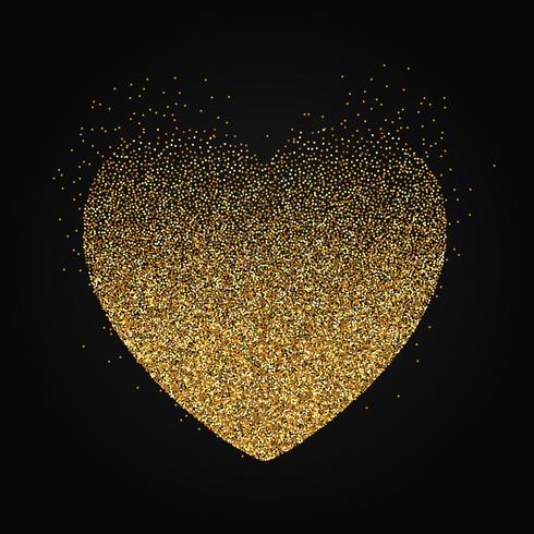 Stipple heart background  vector