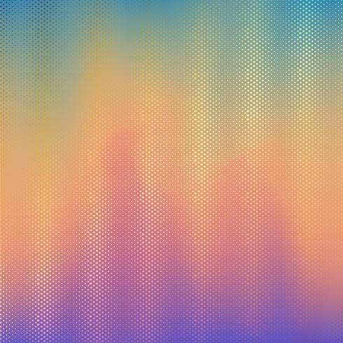 Halftone dots on blur gradient background  vector