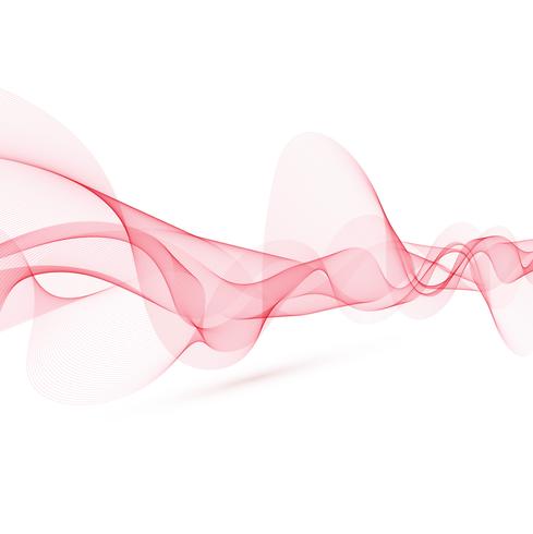 Abstract  pink stylish creative wave background vector