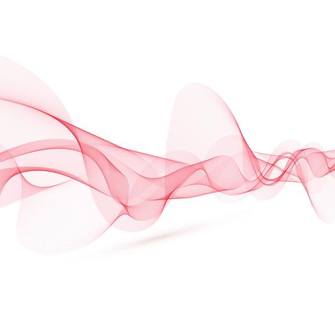 Abstract  pink stylish creative wave background vector