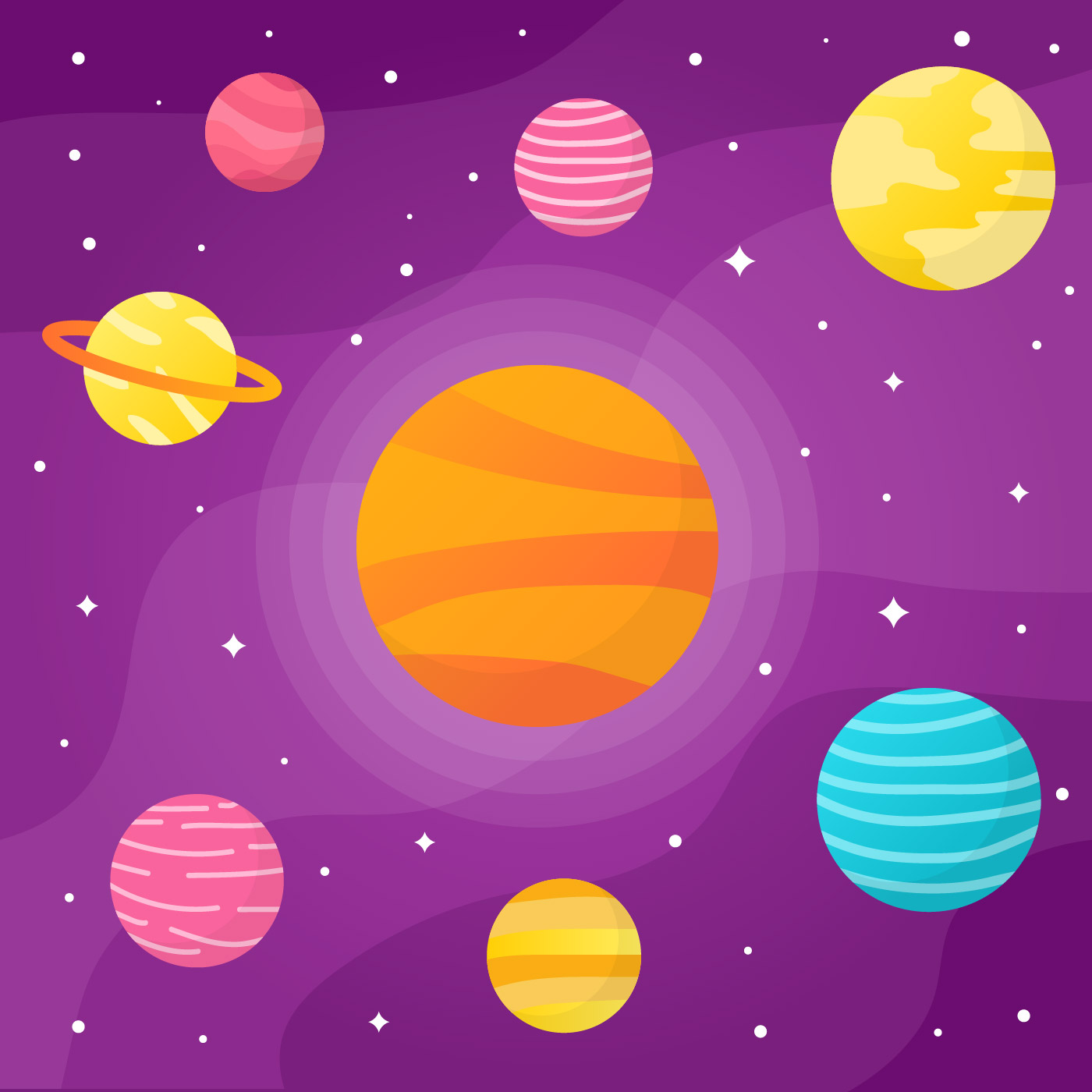 Galaxy Space With Element Background Vector 275629 Vector Art at Vecteezy