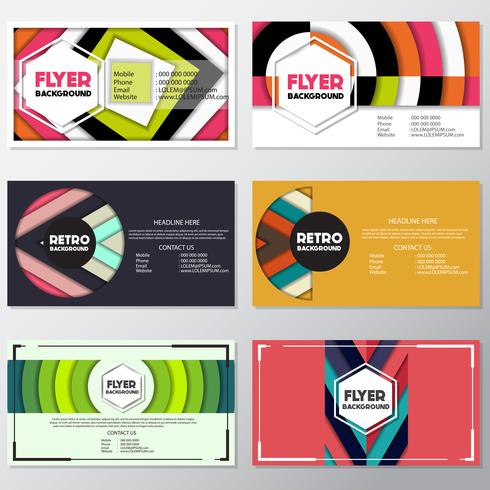 fresh fashion background flyer style background Design Template vector