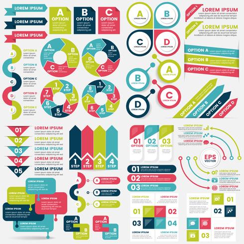 Infografía diseño plantilla vector